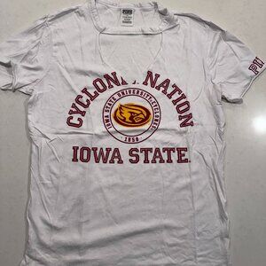 Victoria's Secret PINK ISU Short Sleeve V-neck Tee